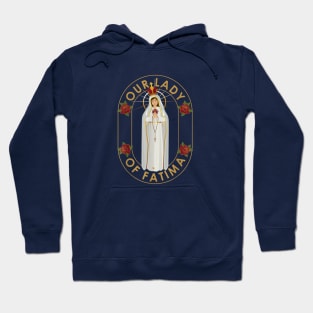 Our Lady of Fatima Rosary Prayer Holy Blessed Mary Catholic Hoodie